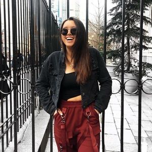 LF Harness Pants in red!